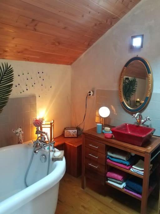Chambres Et Coin Repas Coco Eco Bédouès Exteriér fotografie
